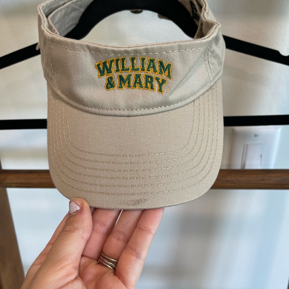 William & Mary College Beige Visor